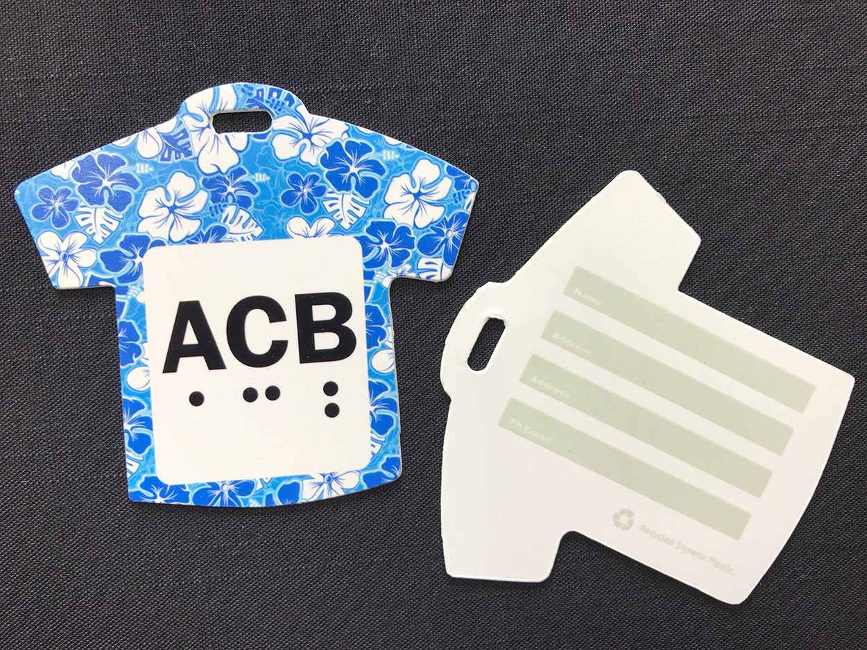 CLEARANCE ITEM: ACB Hawaiian Shirt Luggage Tag