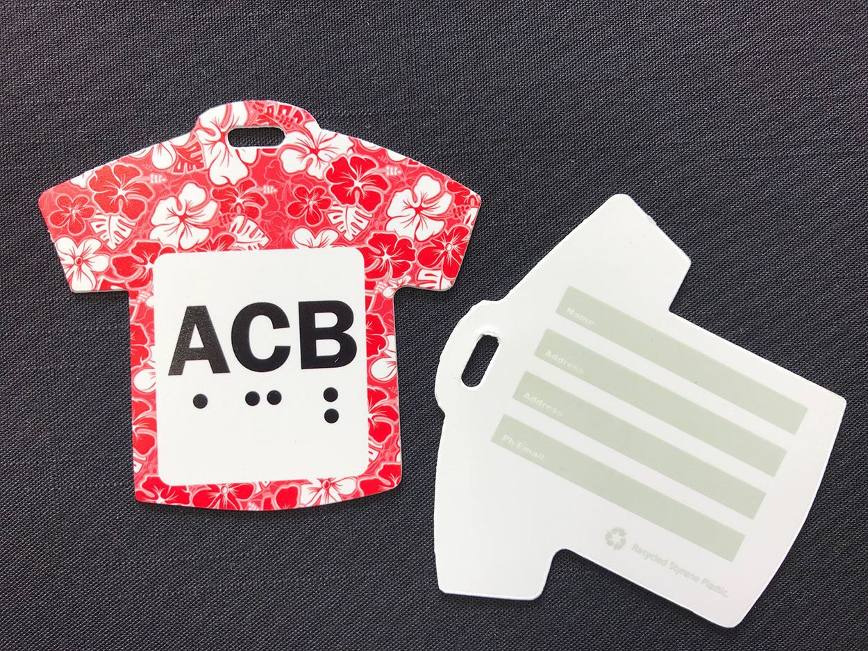 CLEARANCE ITEM: ACB Hawaiian Shirt Luggage Tag