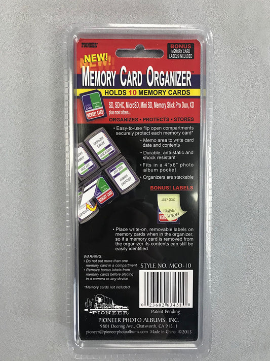 SD Card Organizer