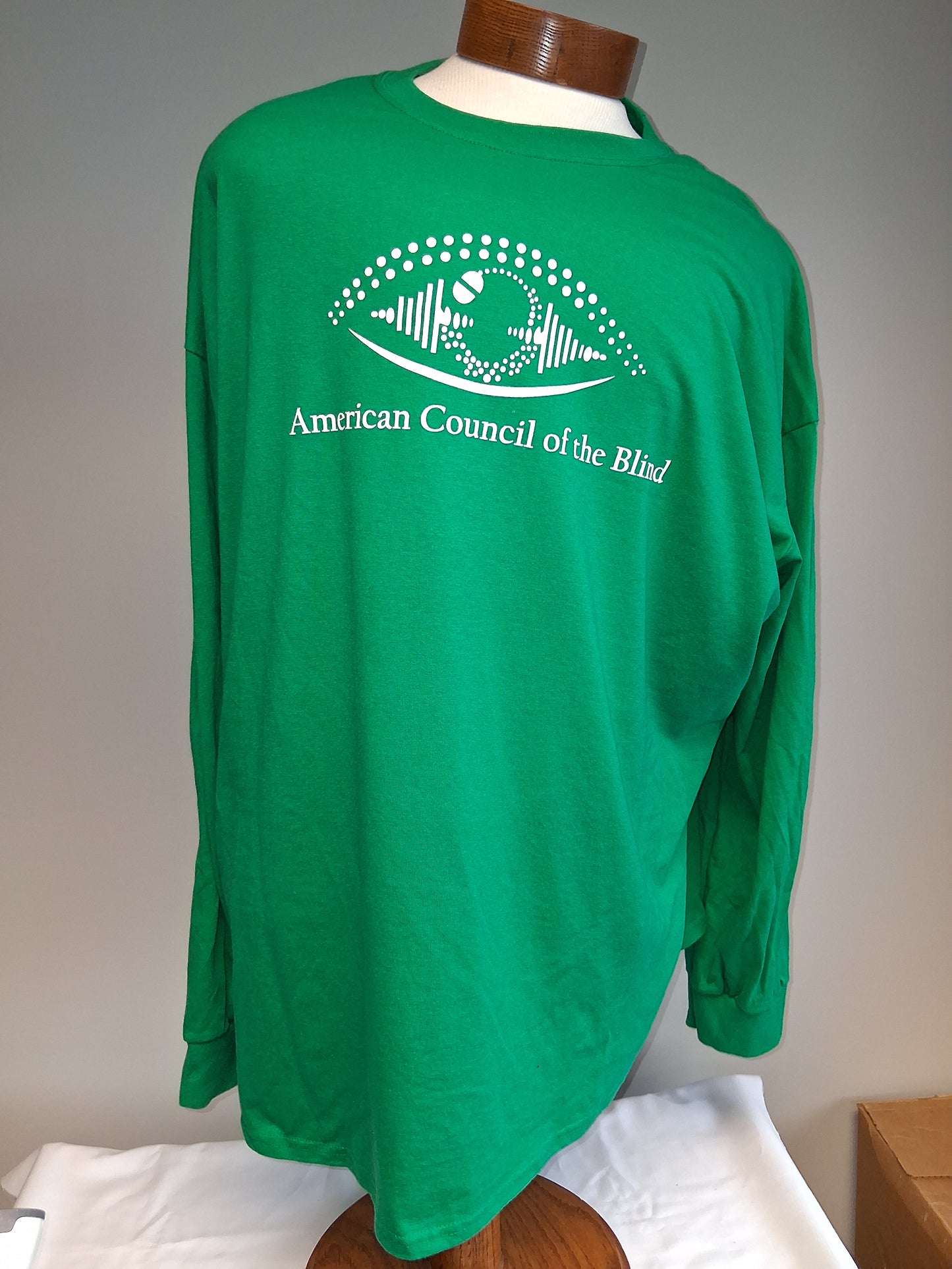 "Vision Beyond Sight" Long Sleeve T-shirt- Green