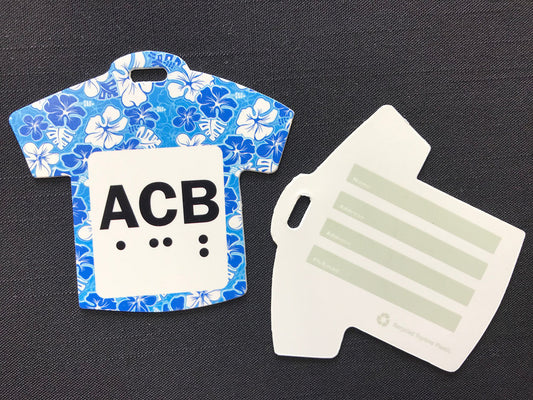 CLEARANCE ITEM: ACB Hawaiian Shirt Luggage Tag