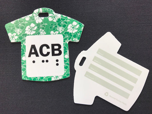 CLEARANCE ITEM: ACB Hawaiian Shirt Luggage Tag
