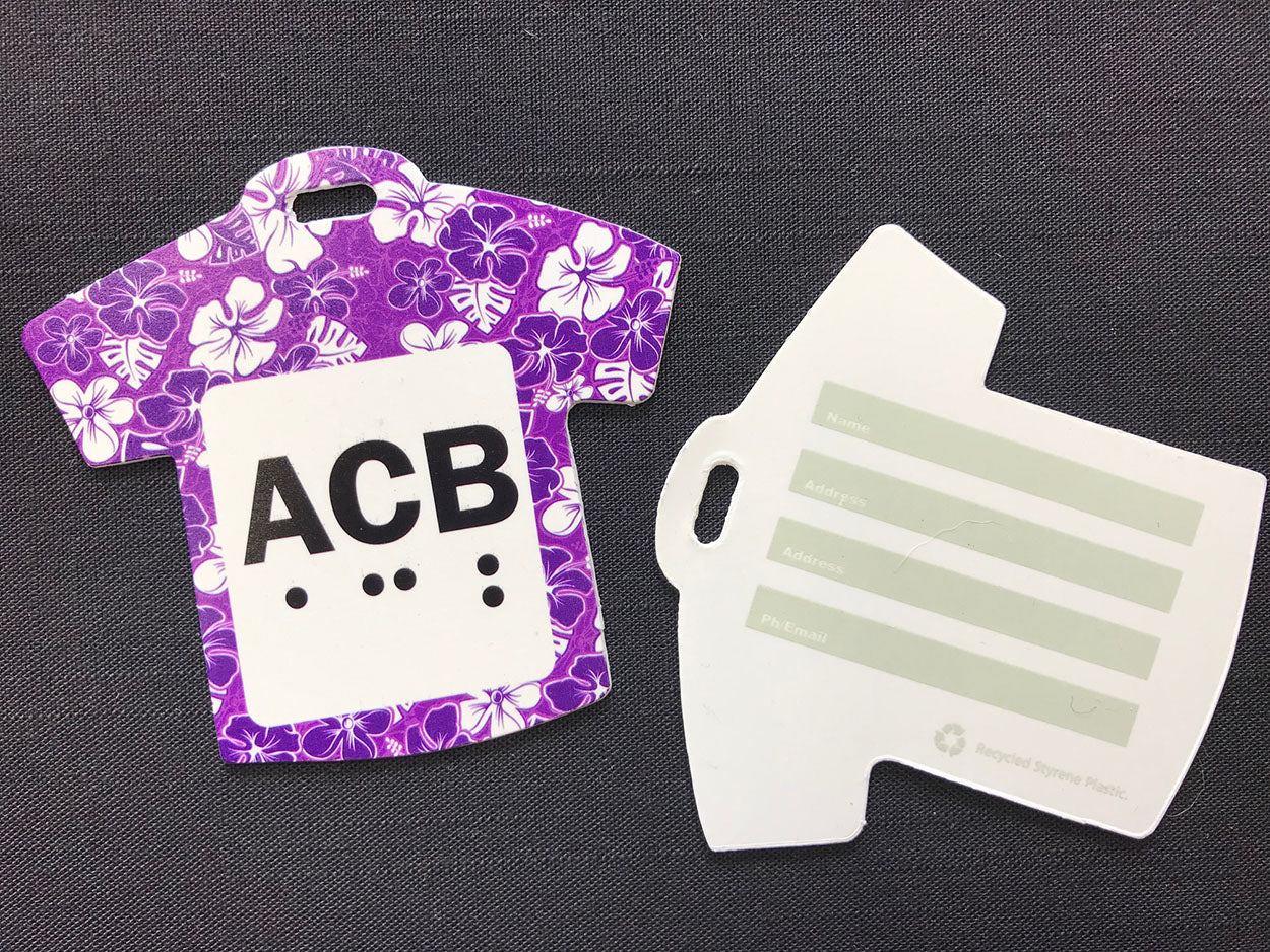 CLEARANCE ITEM: ACB Hawaiian Shirt Luggage Tag