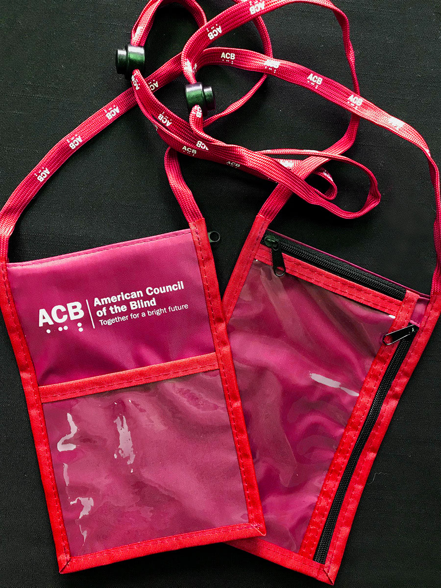ACB Neck Wallet/Pouch with Lanyard