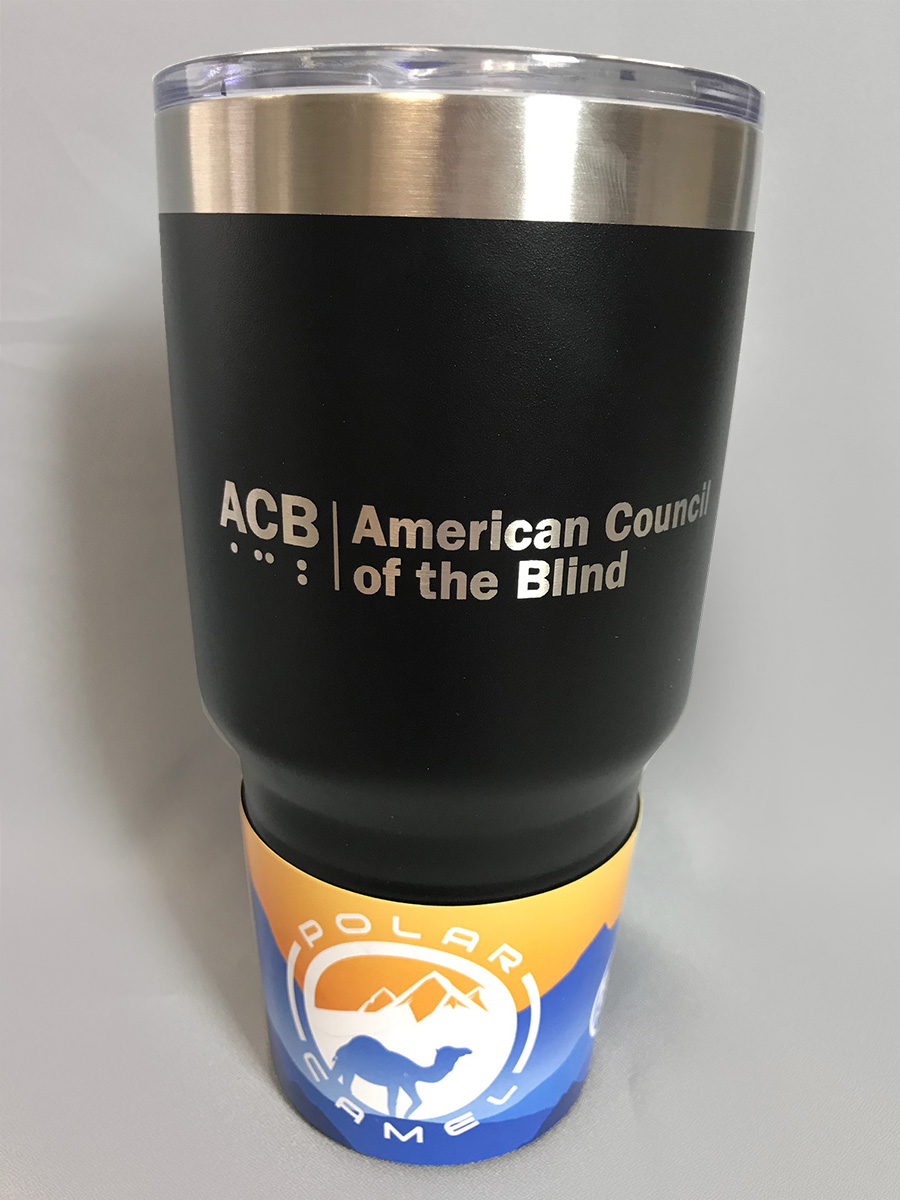 Black colored stainless-steel tumbler