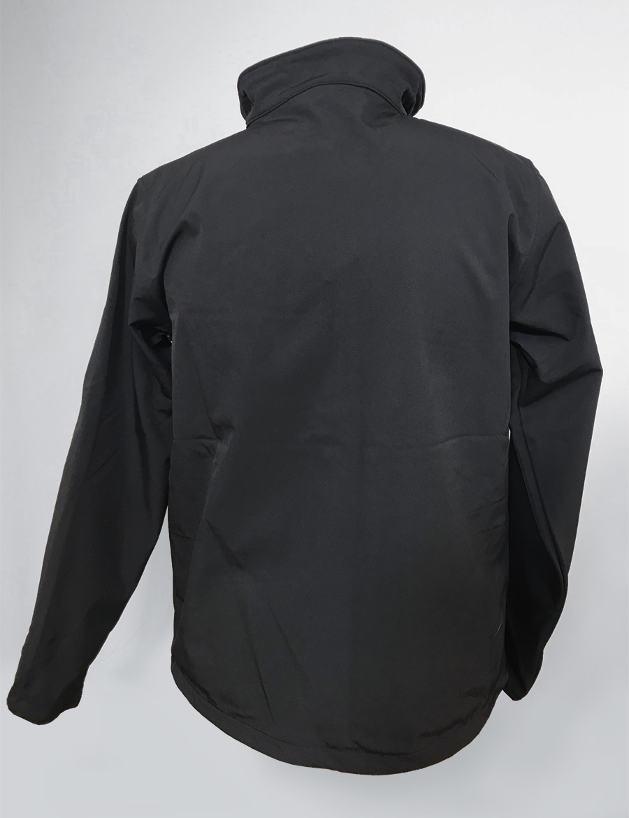 Black Men's Jacket - Back View