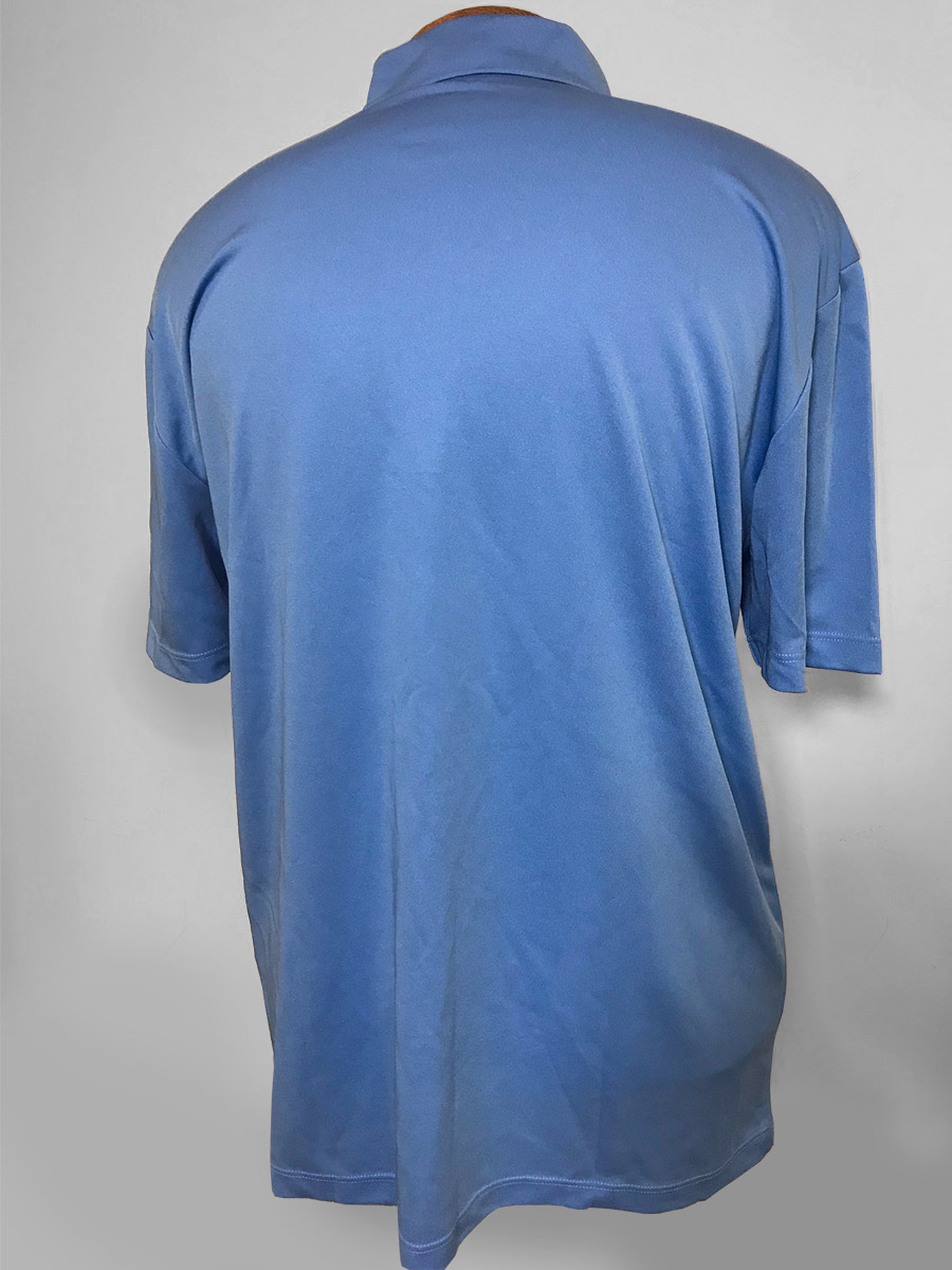 Carolina Blue Men's Polo Shirt - back view