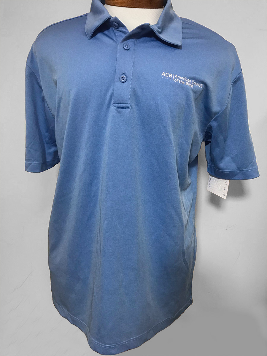 Carolina Blue Men's Polo Shirt - front view
