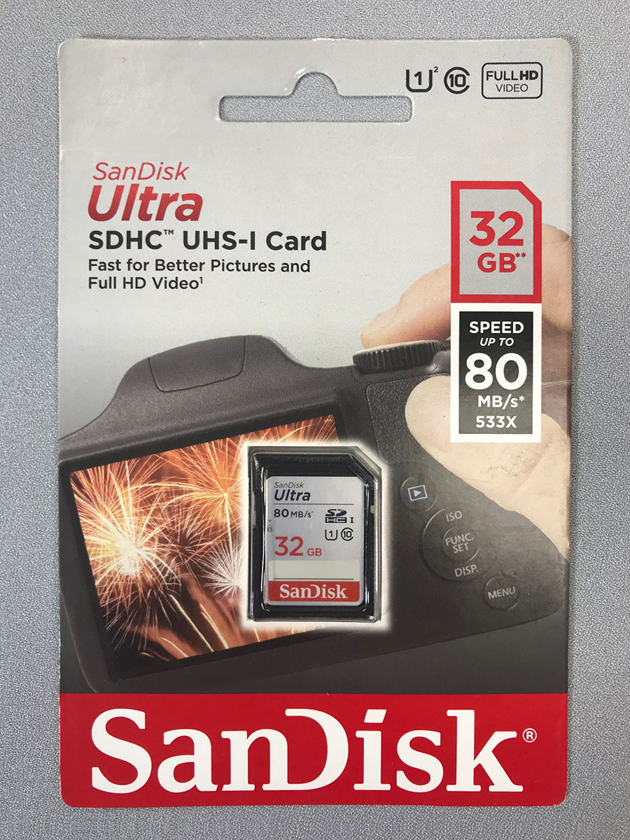 32 GB SANDISK ULTRA SDHC 