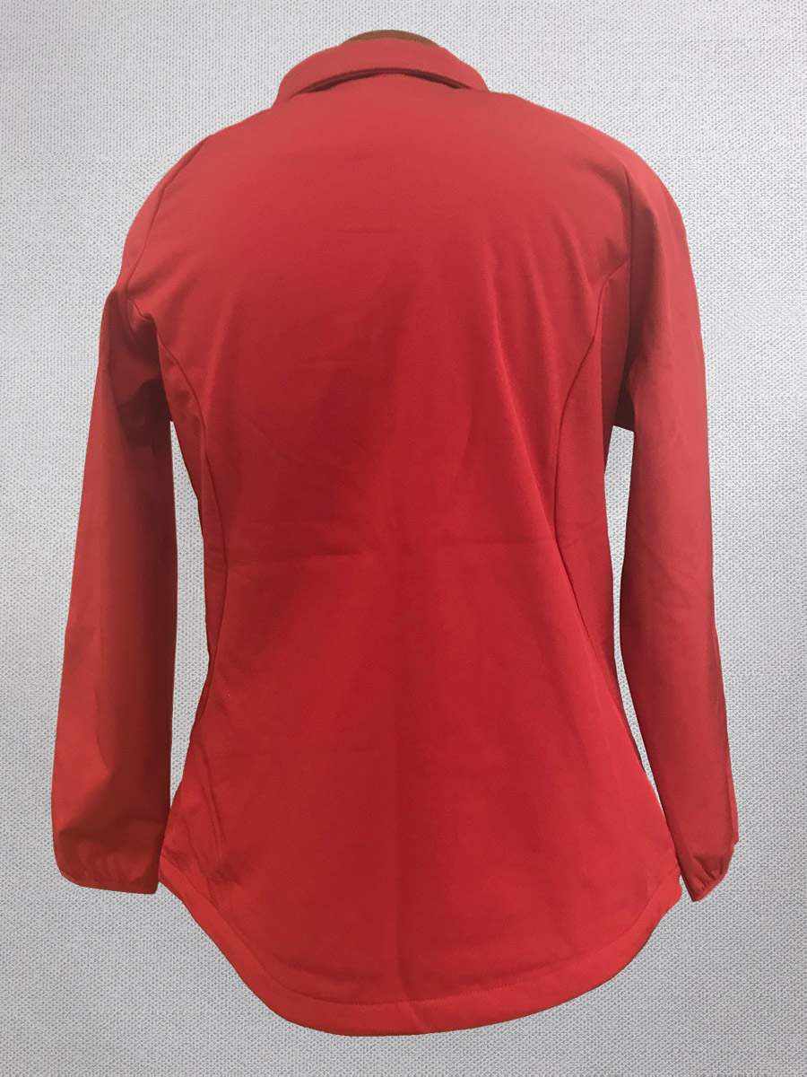 Red Women's Jacket - Back View
