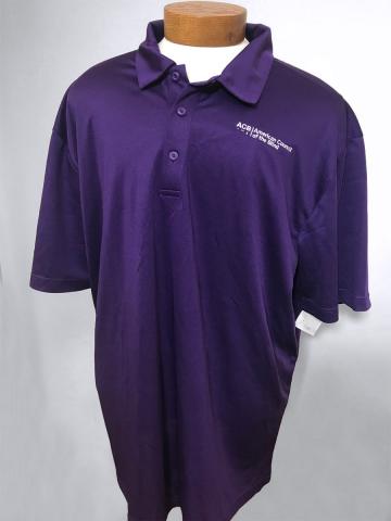 Purple Men's Polo Shirt - front view