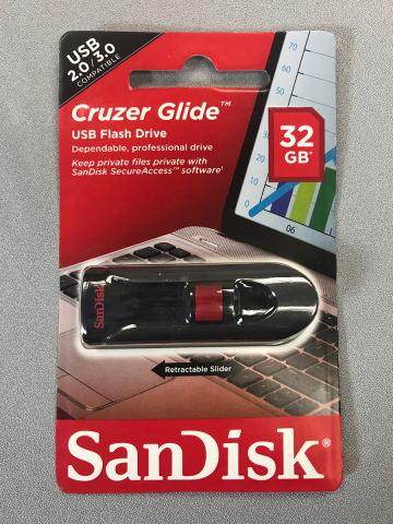 32 GB SANDISK/CRUZER GLIDE