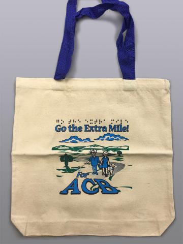 Canvas tote - front side with graphics