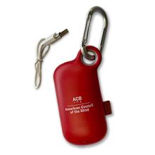 Red ACB Carabiner Power Bank with power cord